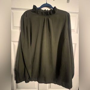 SHEIN sage color blouse